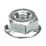 TurboChef 100903 Hex Nut, Serrated Flange, 10-32, Stainless Steel