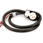 TurboChef HCT-4116-3 Power Cord, 50 Amp, 8 Gauge/4 Wire, NEMA 15-50P Right Angle Plug