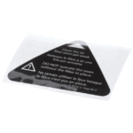 TurboChef I5-9372-3 LABEL, FILTER WARNING, ENG-FRE