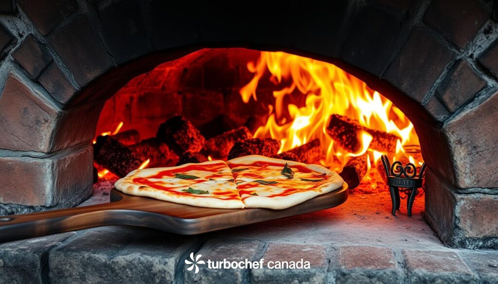 pizza oven fire